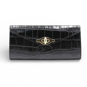 Cartera Cheval Firenze Marlon Croc Negro