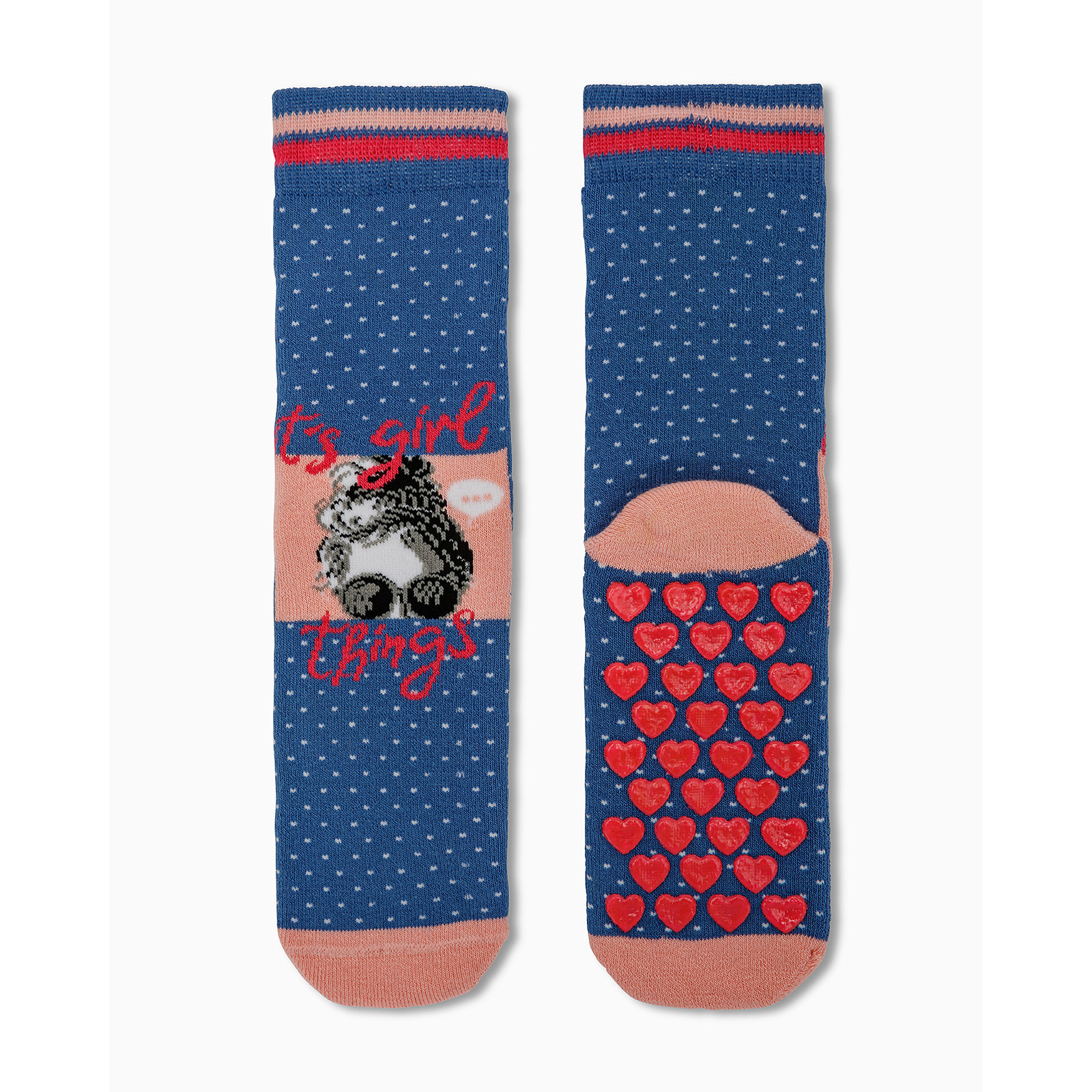 CALZINO CORTO ANTISCIVOLO BIMBA AMBRA