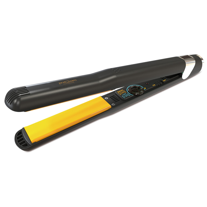 Fer à lisser Elite Gold Keratiner - Gris et jaune - 65W