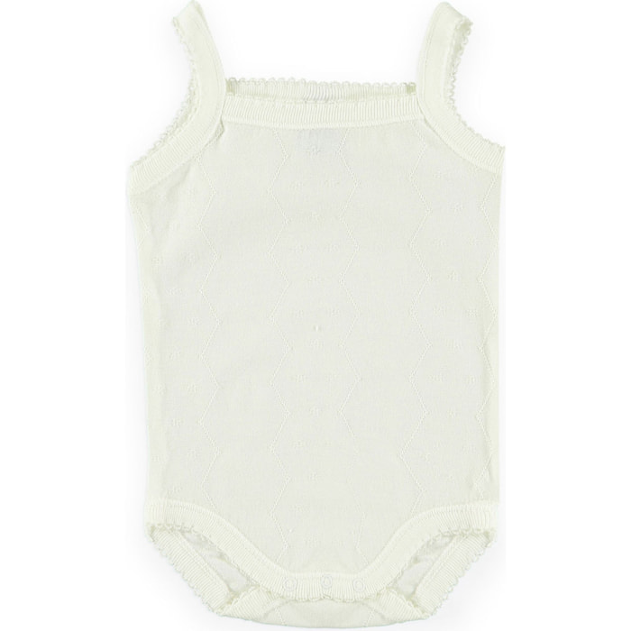 Body bebé tirantes finos algodón