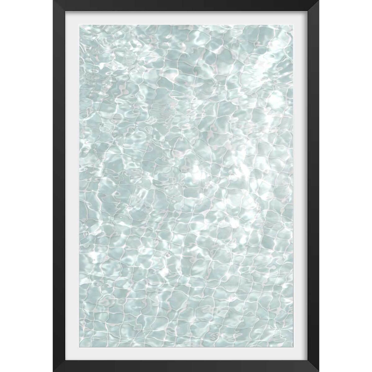 Poster au fond de la piscine Affiche sous cadre noir