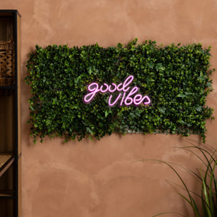 Carré végétal herbe "Izy" vert 50x50cm