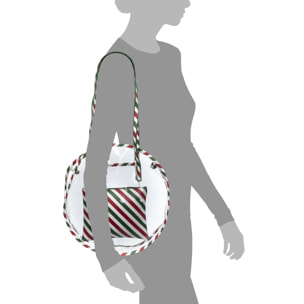 Asti Bolso de hombro Mujer.Material PVC  Piel Sintética PU Estampado