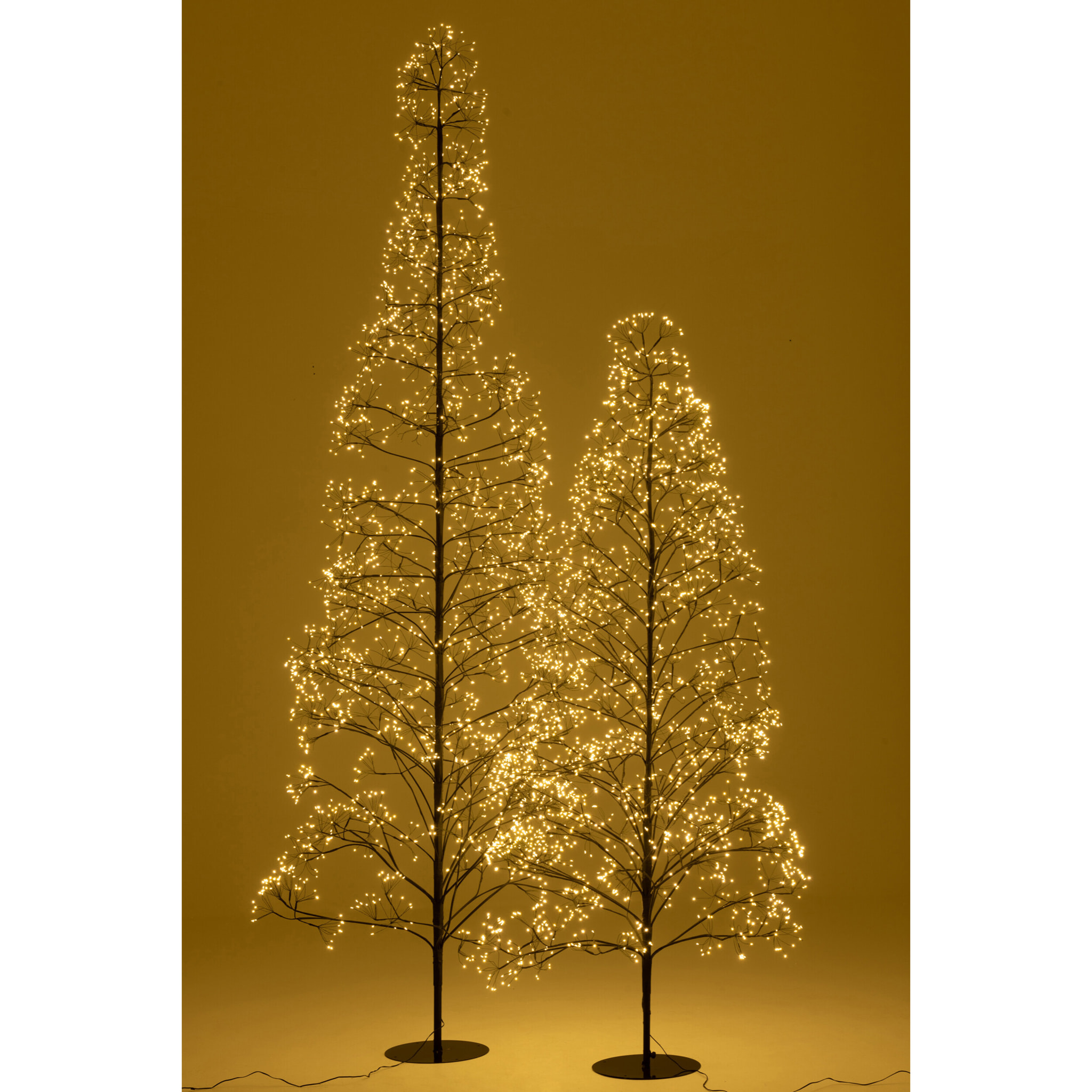 J-Line décoration Arbre 3000 Led - métal - noir - large - LED