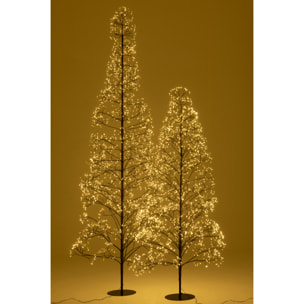 J-Line décoration Arbre 3000 Led - métal - noir - large - LED