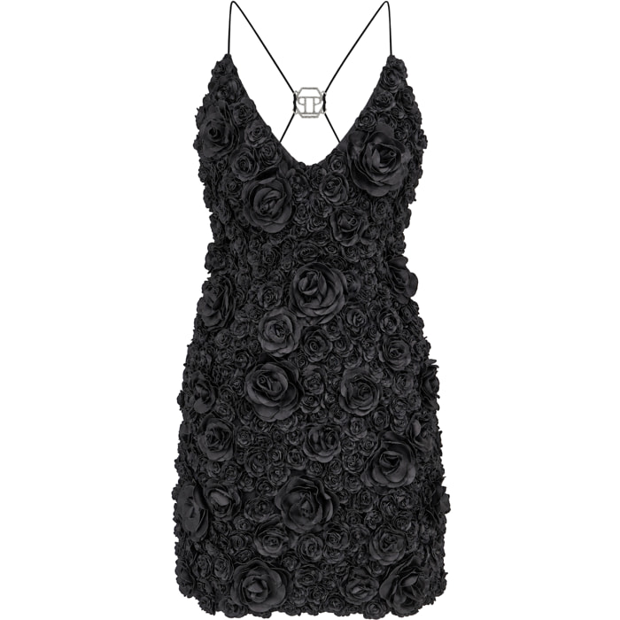 PHILIPP PLEIN Vestido corto FLOWERS