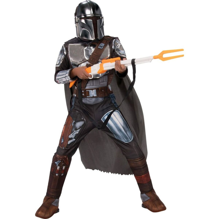 DISFRAZ MANDALORIAN SILVER PREMIUM INF