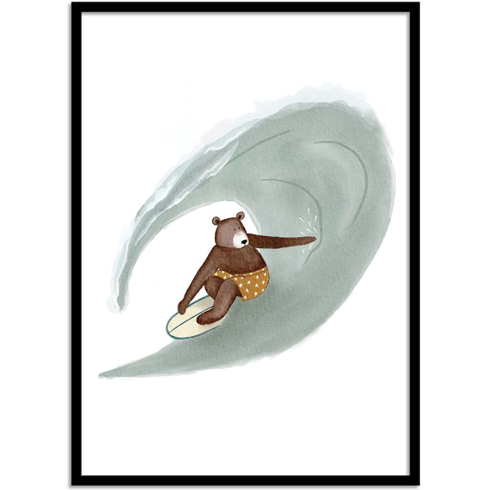Affiche - Barnaby Surf - Urchin Bay