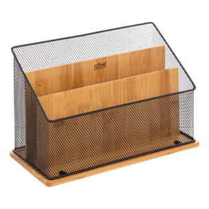 Organiseur de bureau "Havi" bambou noir