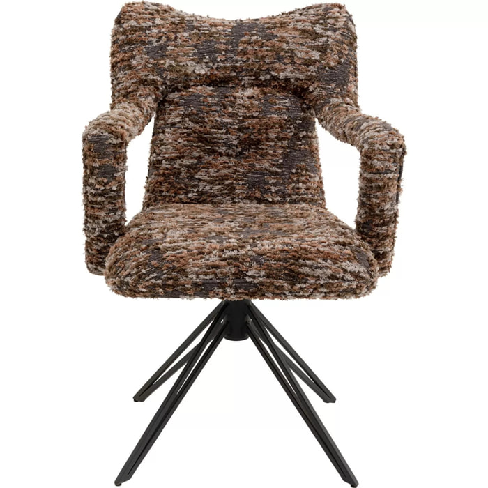 Chaise avec accoudoirs pivotante Chrissy Kare Design