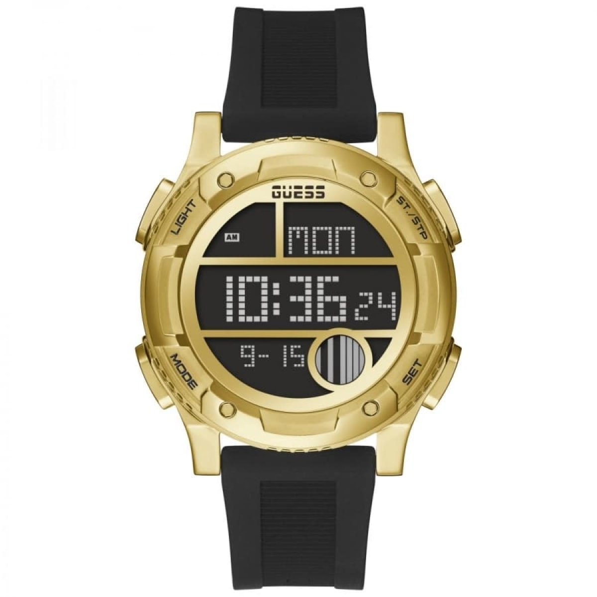 Reloj Guess GW0272G2 Hombre Digital Cuarzo con Correa de Caucho