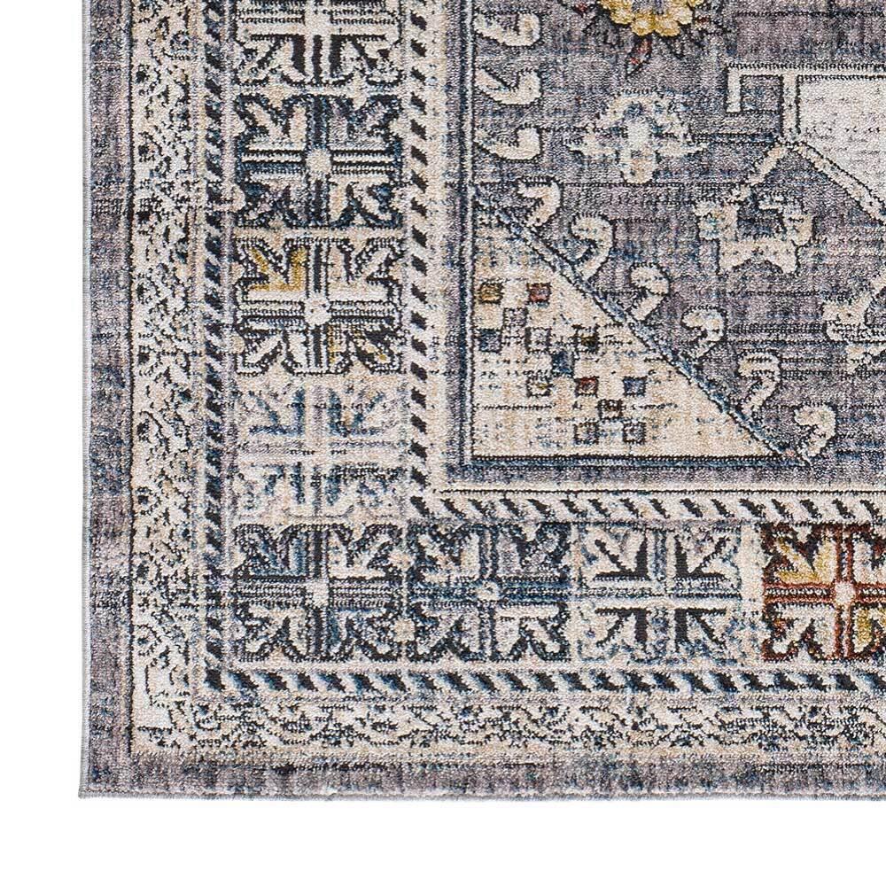 TRUVA Alfombra vintage en gris, varias medidas disponibles