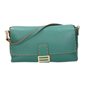 Borsa a spalla da donna - Modello Walda - Vera pelle - 34.0 x 17.5 x 10.0 cm