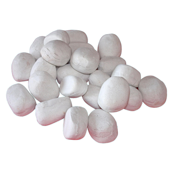 Pierres décoratives en fibre céramique pour cheminées à l'éthanol. 24 pièces