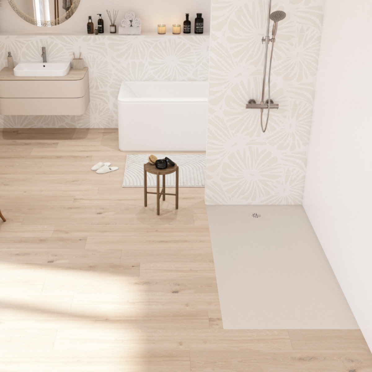 Receveur KINEDO Kinesurf Nova 160X100 Lin mat