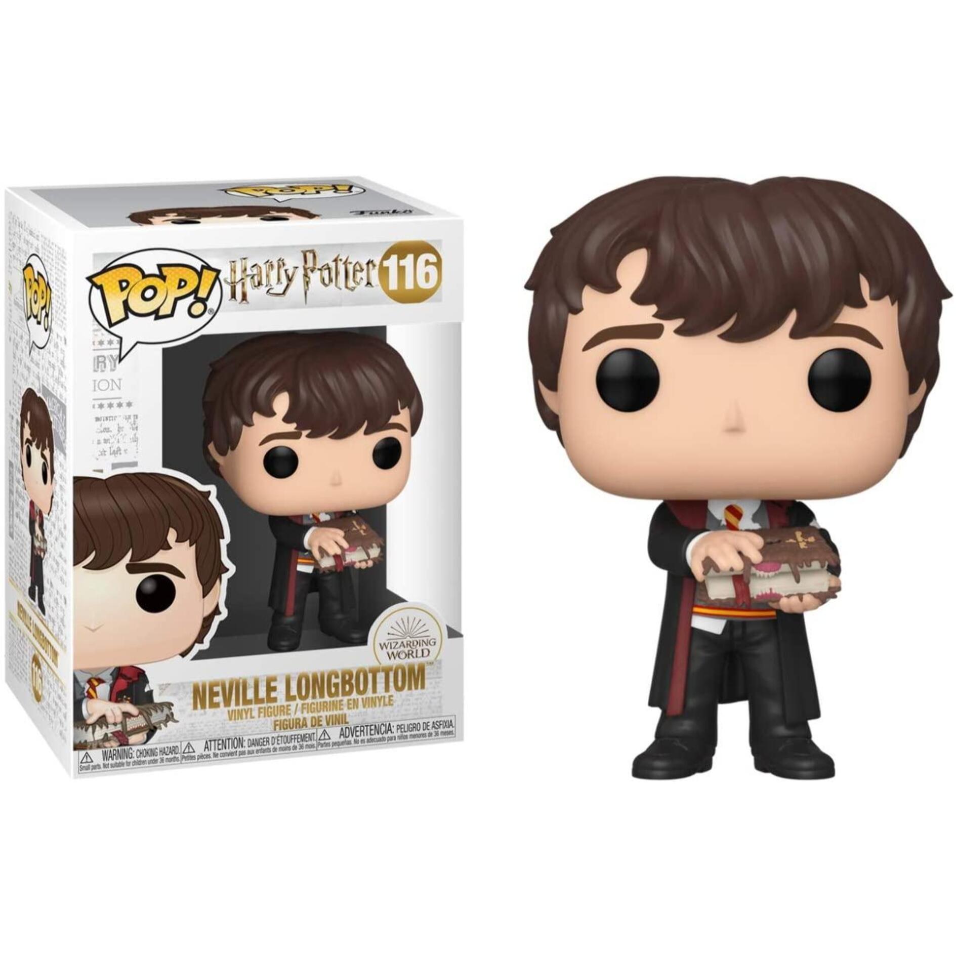 Harry Potter Pop! Film Figure Vinile Neville Paciock Libro dei Mostri 9 Cm Funko