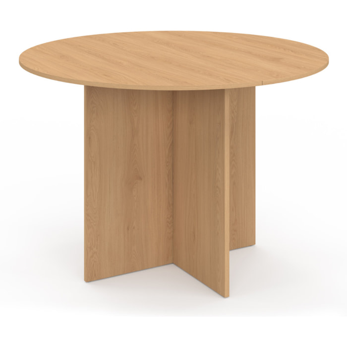 Table à manger ronde Ophélia bois Ø110cm