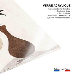 Tableau abstrait  pousse boho  Tableau plexiglas