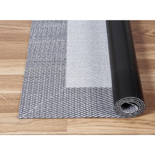 Alfombra de vinilo tejido LEBLON plata-gris