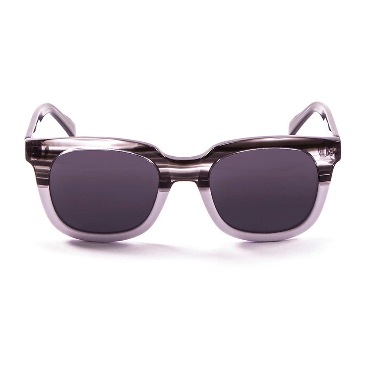 Gafas de sol LENOIR NICE - Demi negro con detalle blanco / Ahumada