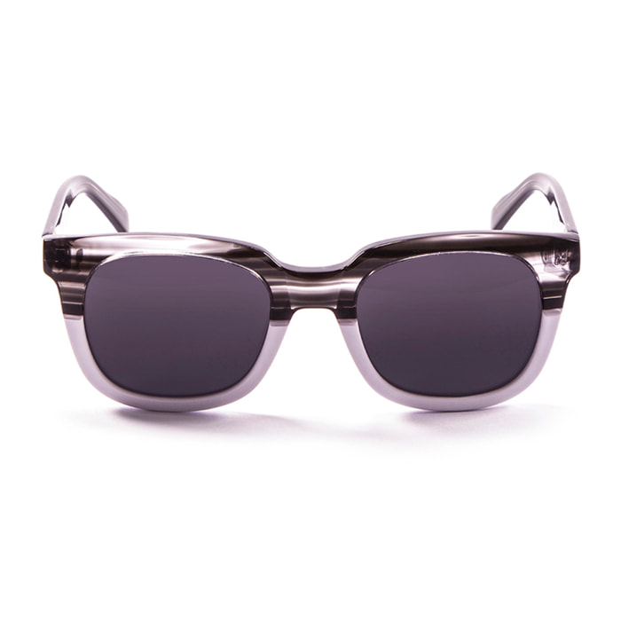 Gafas de sol LENOIR NICE - Demi negro con detalle blanco / Ahumada