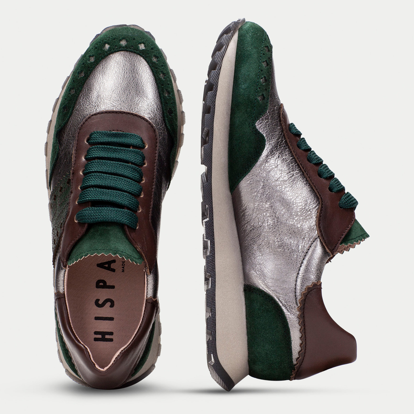 Deportivo Loira Verde acero marron 3 cm