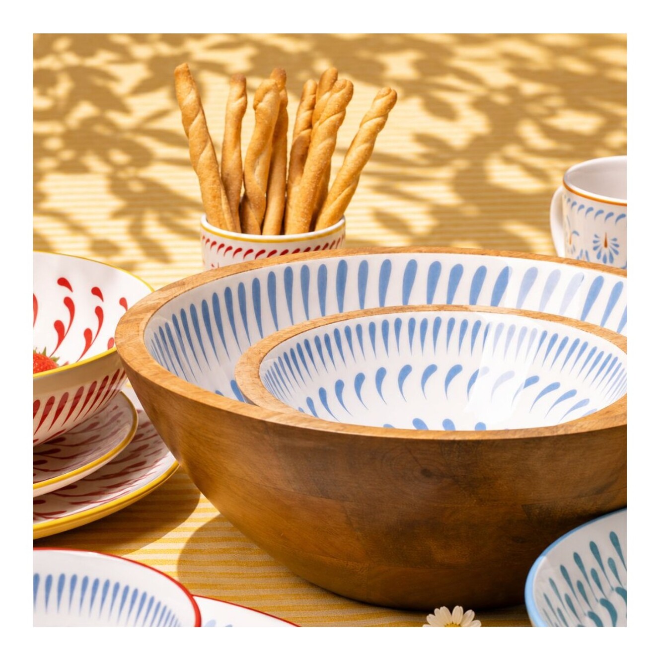 Set de 2 saladiers + couverts, KYOTO