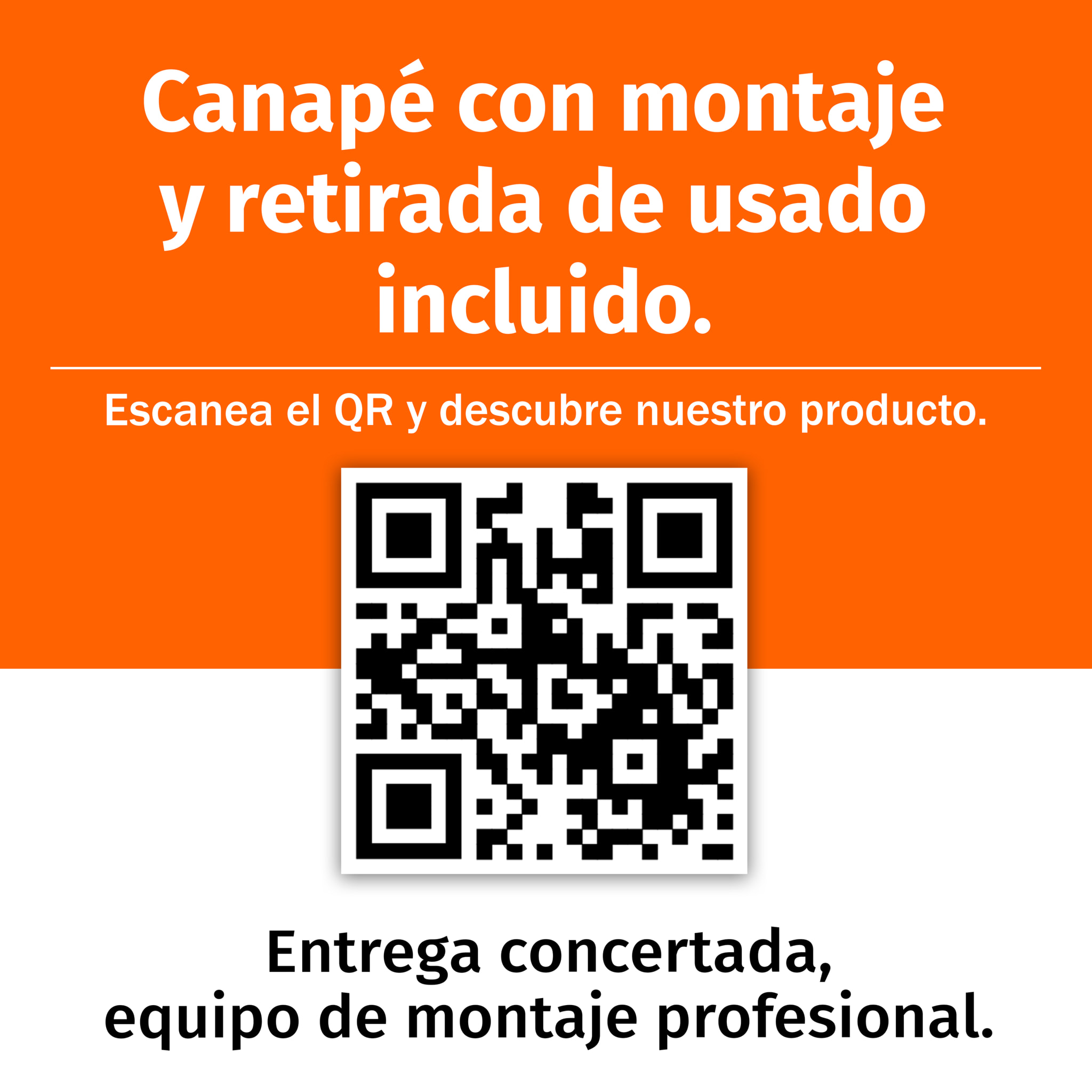 Colchón Sostenible HR Viscoelástico Soja Natural + Canapé Abatible Gran Capacidad Natural Entrega, Montaje y Retirada usado incluido Pack ROCK · WHAT THE SLEEP