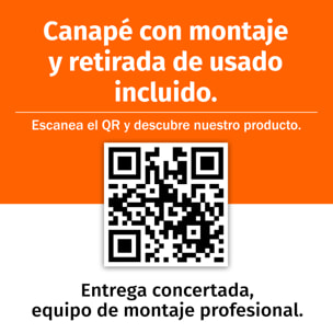 Colchón Sostenible HR Viscoelástico Soja Natural + Canapé Abatible Gran Capacidad Natural Entrega, Montaje y Retirada usado incluido Pack ROCK · WHAT THE SLEEP