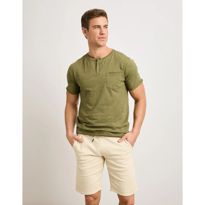 Camiseta Manga Corta Caqui - Barny