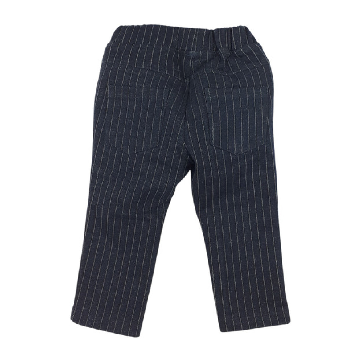 PANTALONE FELPA GESSATO BLU