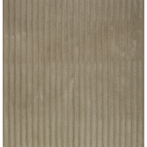 TRAPUNTA INVERNALE VELLUTO LETTO MATRIMONIALE "LE CANNETè" TORTORA PRODOTTO ITALIANO 350 GR/MQ