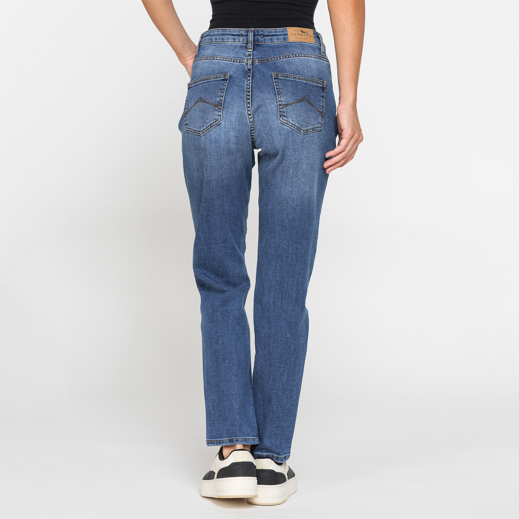 JEANS MOM CINQUE TASCHE IN DENIM STRETCH 12,2oz