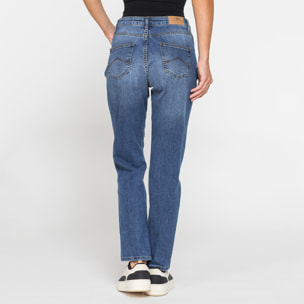 JEANS MOM CINQUE TASCHE IN DENIM STRETCH 12,2oz