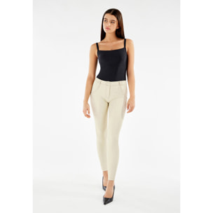 Pantaloni push up WR.UP® superskinny similpelle ecologica