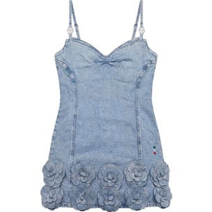 PHILIPP PLEIN Vestido vaquero ROSES