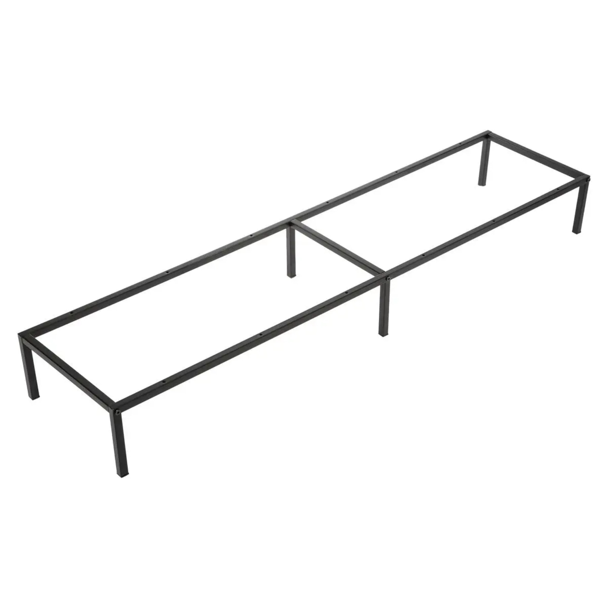 Pieds étagère métal 134x29cm "Mix N' Modul" noir