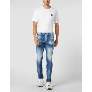 PHILIPP PLEIN Vaqueros de corte recto SMILE