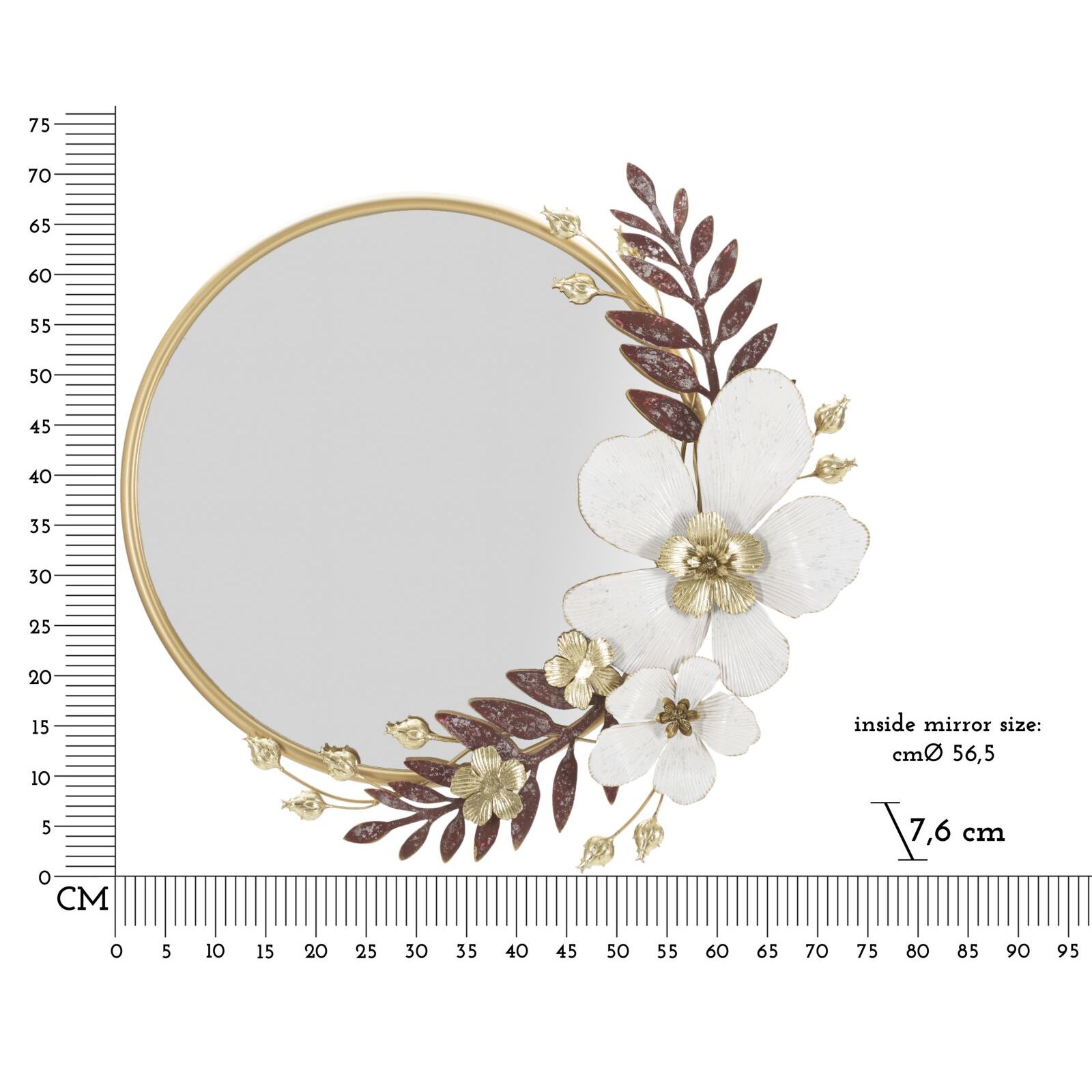 SPECCHIO DA MURO FLOT CM 74,9X7,6X72,4