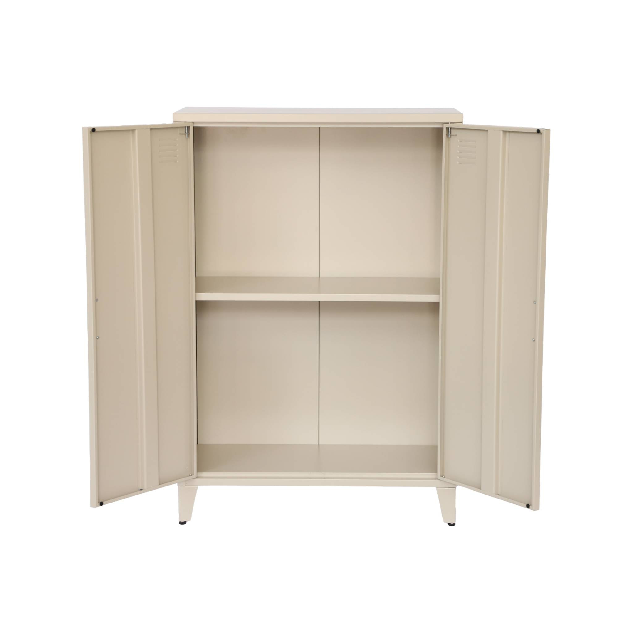 Commode/armoire métal 2 portes (lot de 2) SOHO