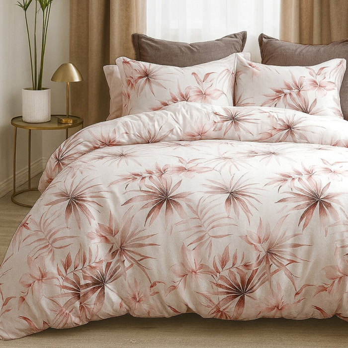 Parure housse de couette en polycoton - Foliance