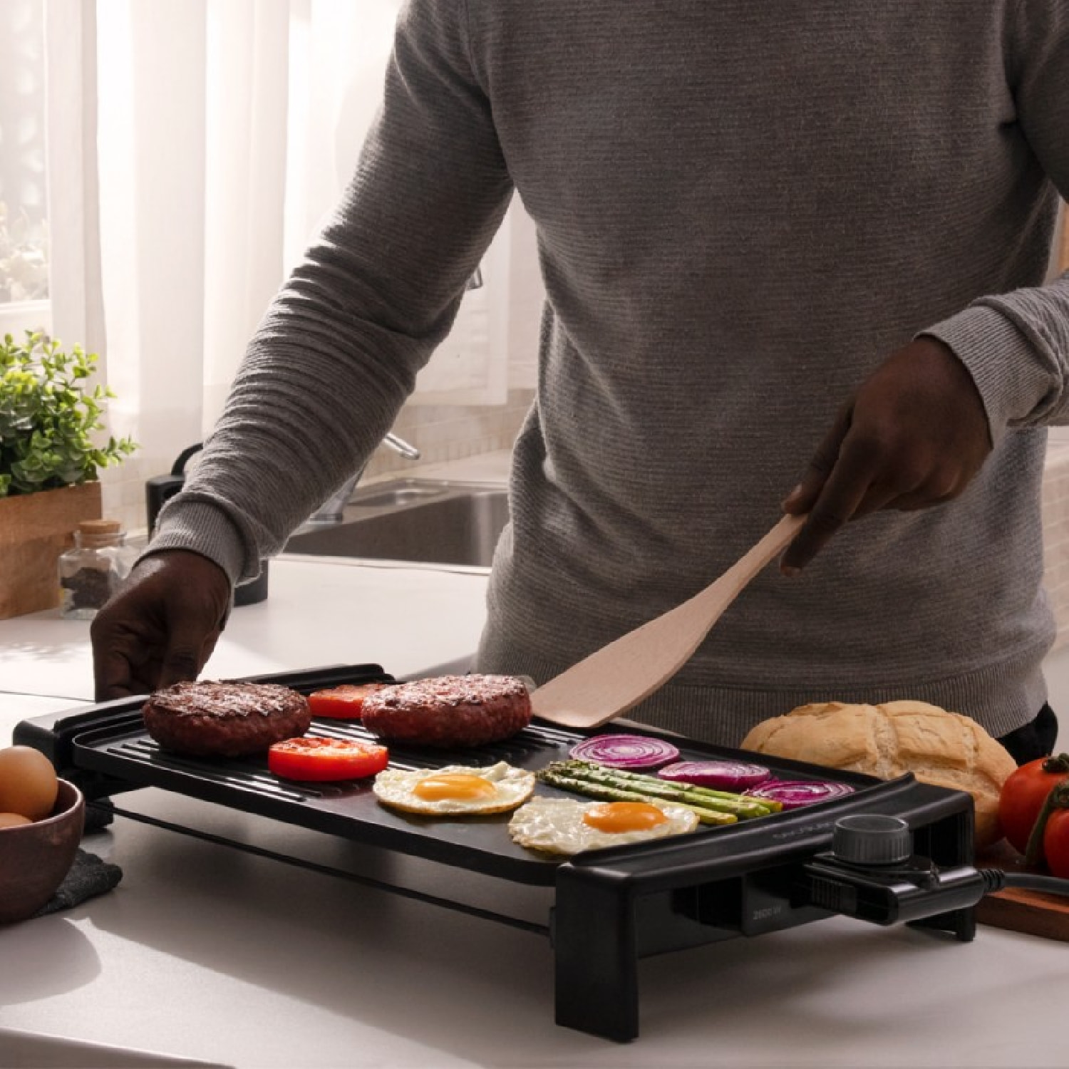 Cecotec Plancha électrique Tasty&Grill 3000 BlackWater MixGrill