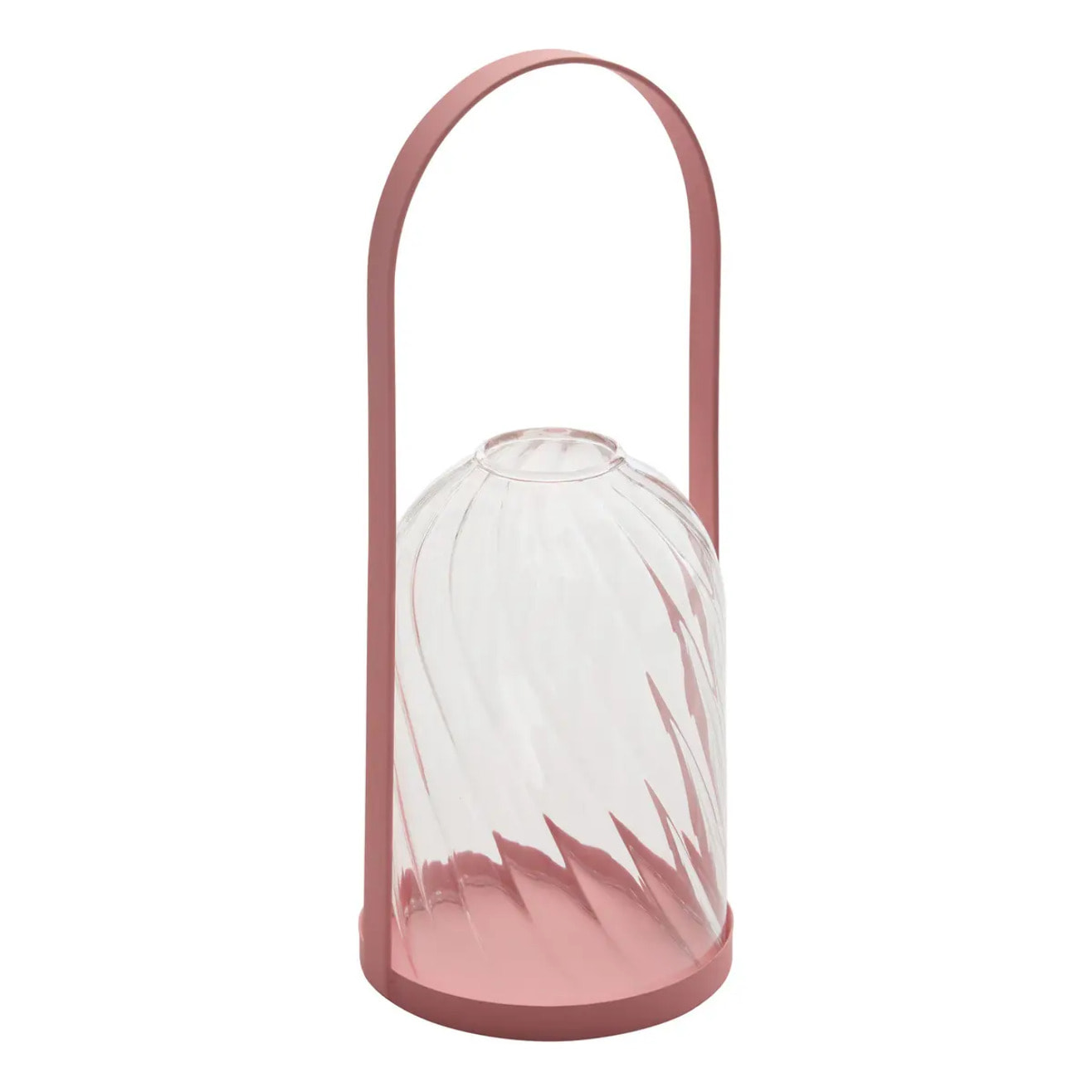 Lanterne Fleur de rose H20cm