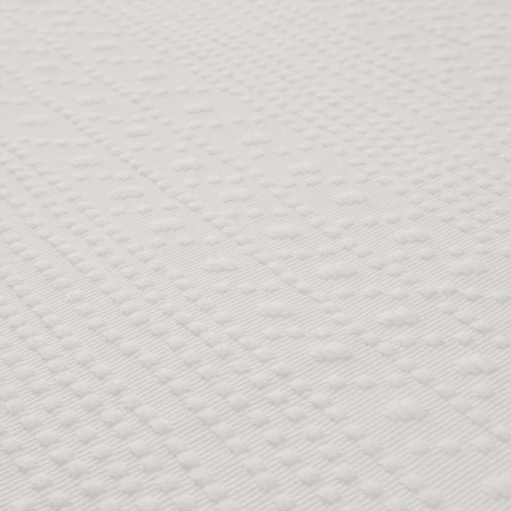 Colcha de algodón Jacquard Drite color blanco 100% Algodón