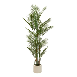 Palmier artificielle Merlo 187 cm avec Pot Blanc