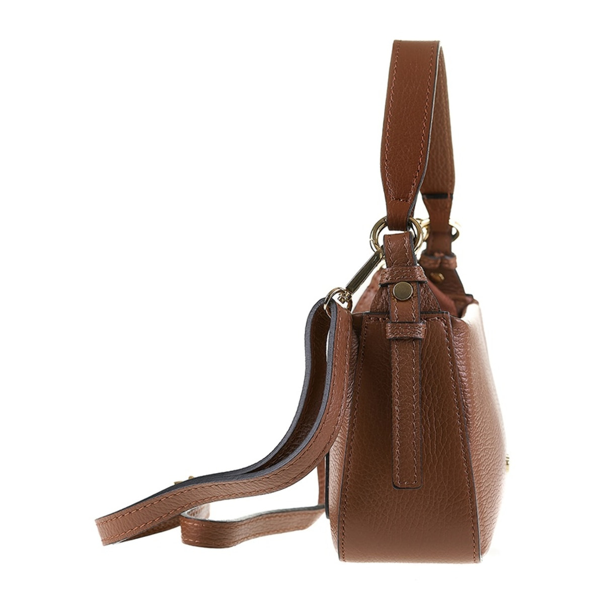 Borsa a spalla da donna Made in Italy - Modello Elowen - 100% pelle - 23.0 x 13.0 x 7.0 cm