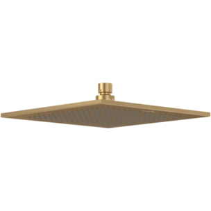 Douche de tête Universal rectangle Or brossé