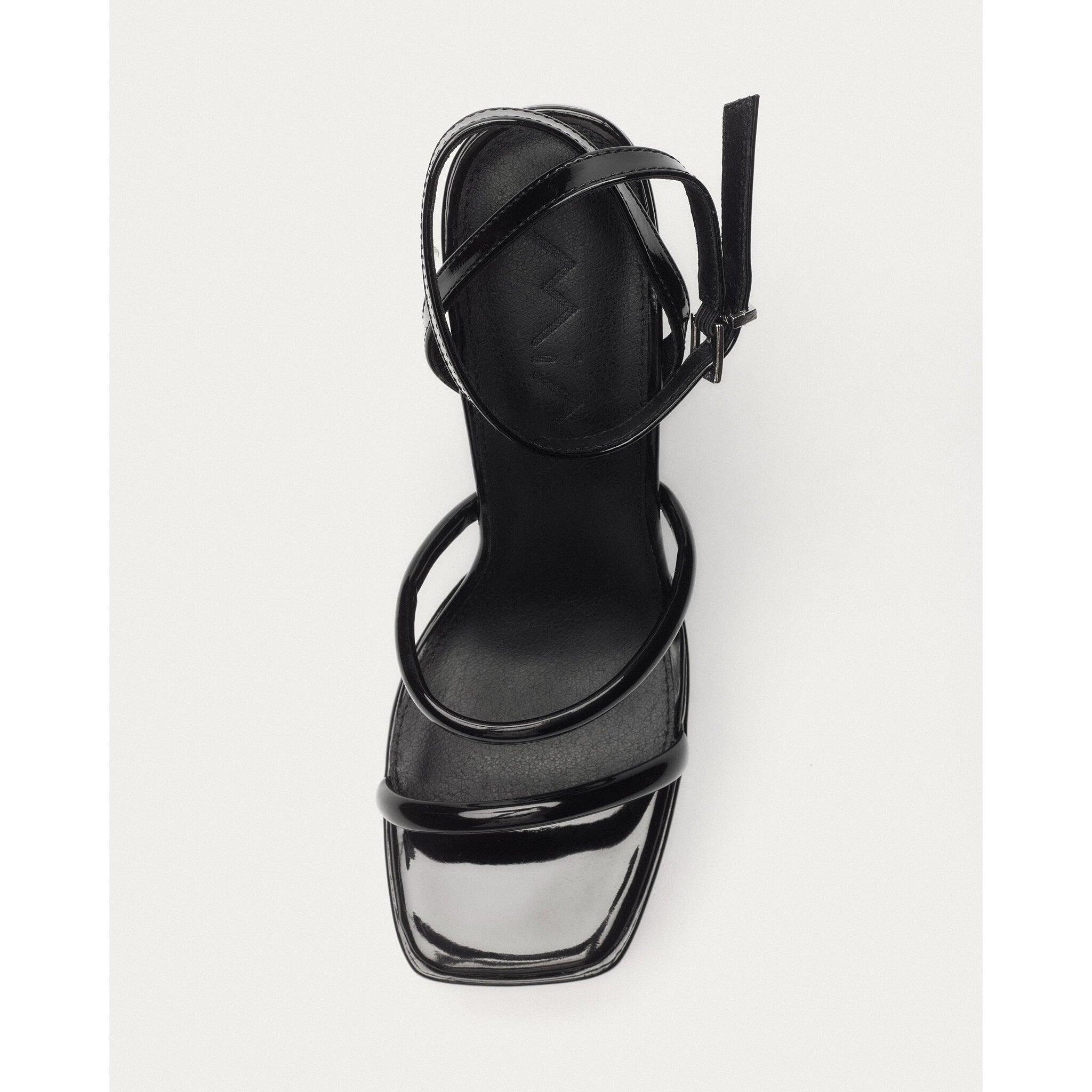 Sandalias de tacón  -  Dara   - Negro - 15 cm