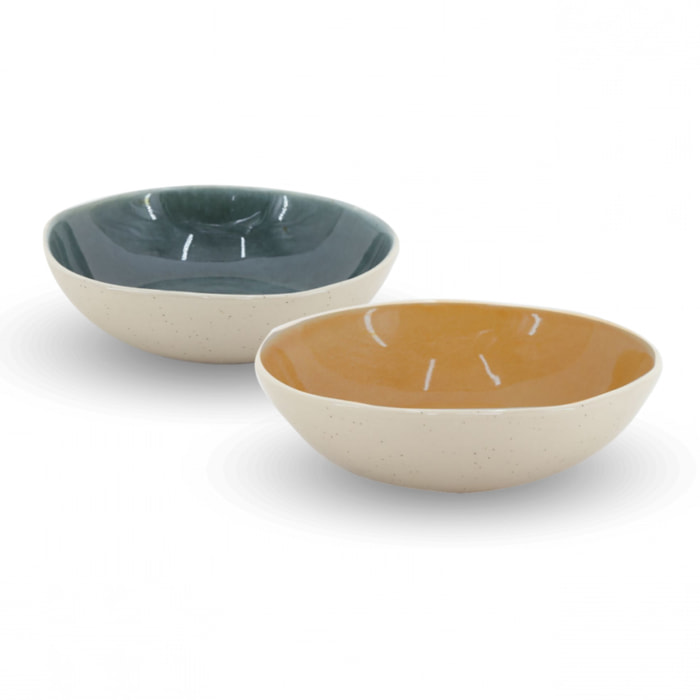 Lot de 6 assiettes creuses, CORALIA