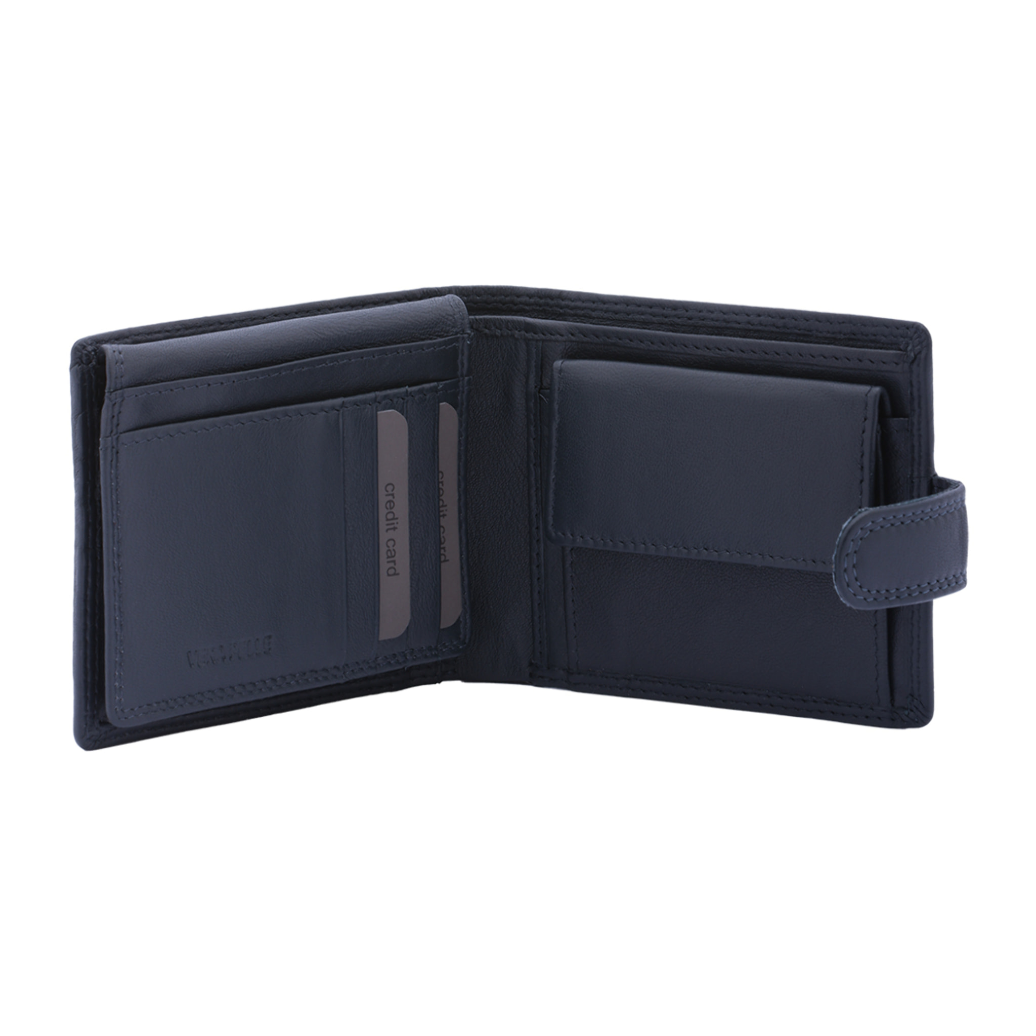 Portafoglio  da uomo In Vera pelle Made in Italy 12,5x9,5x3 cm